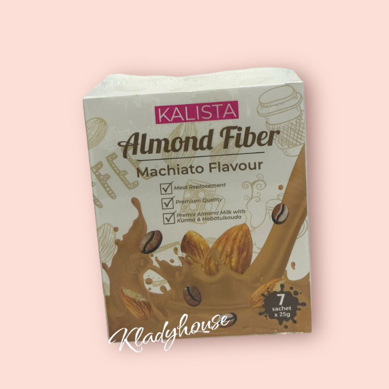 KALISTA ALMOND FIBER MEAL REPLACEMENT DARK CHOCOLATE FLAVOUR MACHIATO