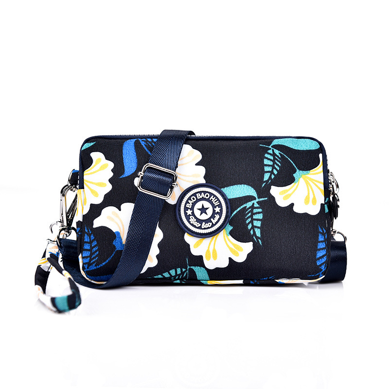 2020 New Women's Mini Crossbody Sling Bag Zipper Mobile Phone Messenger Shoulder Bag Oxford Cloth For Women Cell Phone Purse Wallet