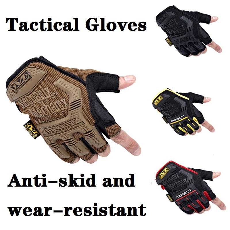 Military Mechanix Tactical Fitness Gloves Sport Motorcycle Half Finger Glove MixASale
