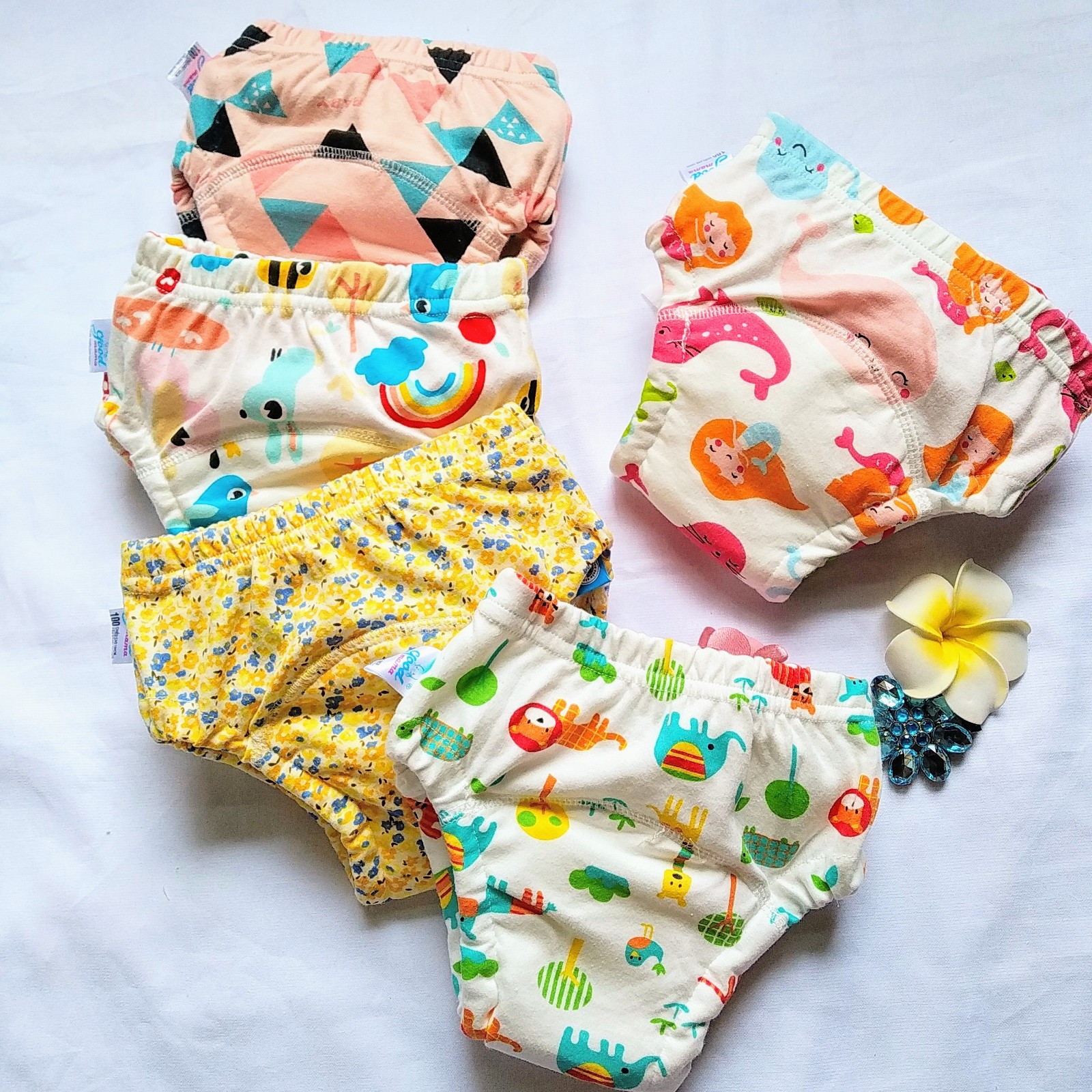 [HCM]Quần Bỏ Bỉm Vải Siêu Thấm Hút Riokids