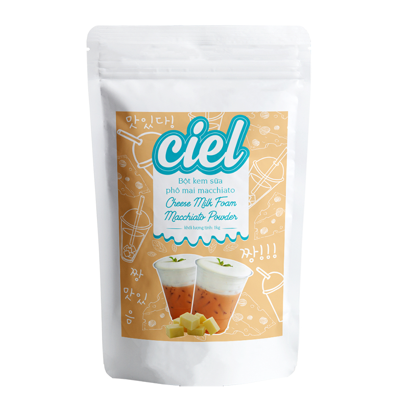 Machiato cream cheese powder-100g individual zip pouch 1kg-cheese cream fatty powder Ciel