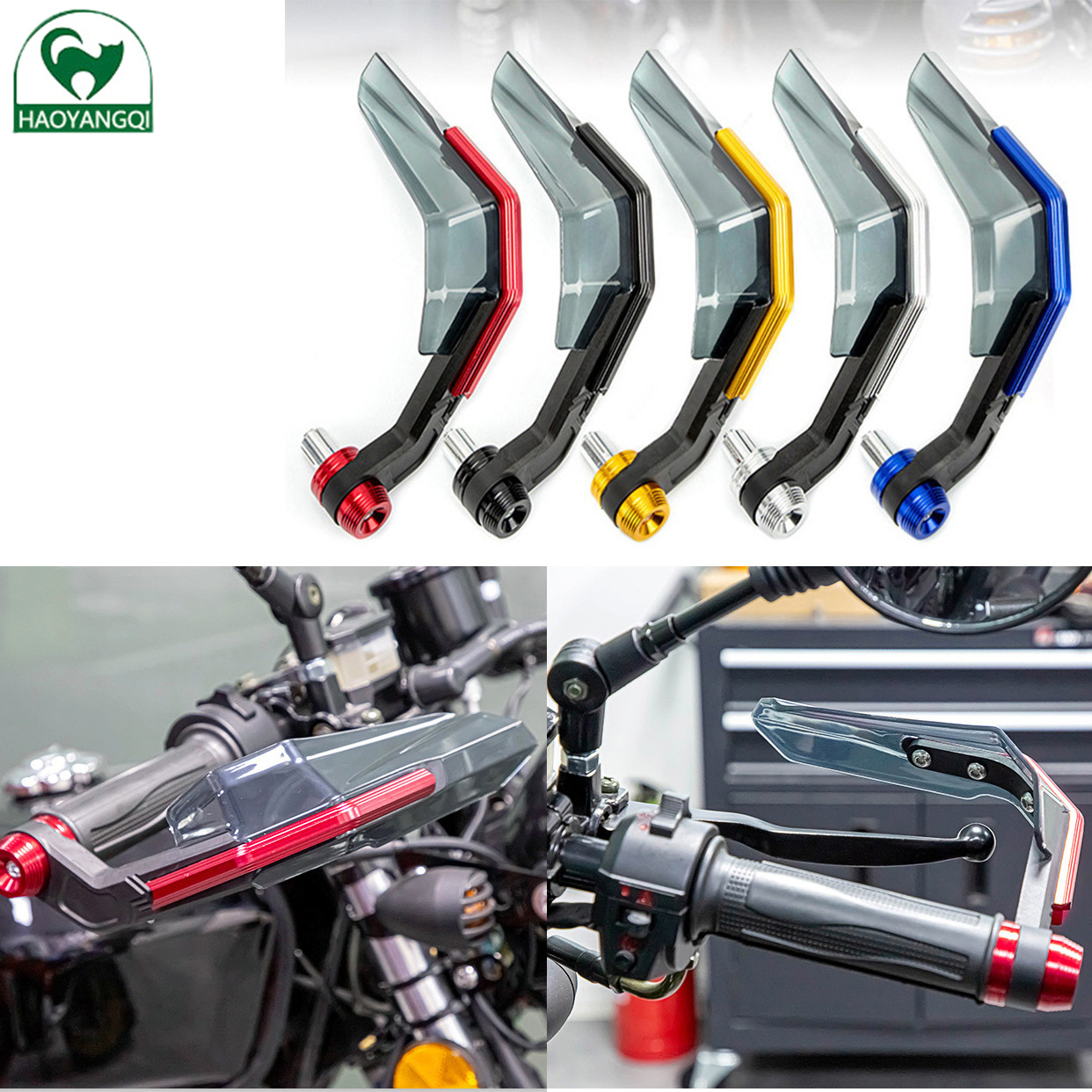 Pallet car modification horn wind shield hand guards accessories electric handlebar protection windproof shield electric motorcycle universal Keep out the wind