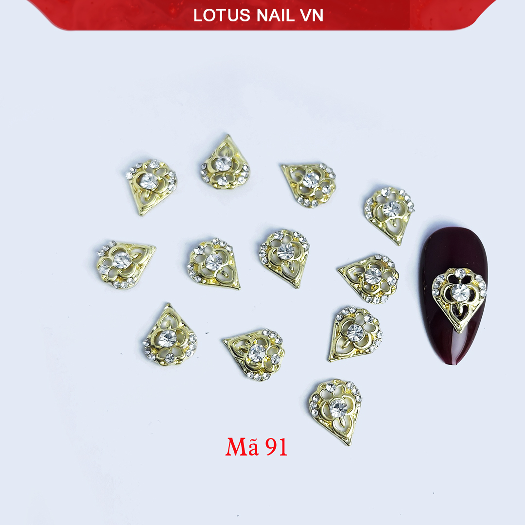 Charm nail, charm đá gắn móng hàng cao cấp bảng 4