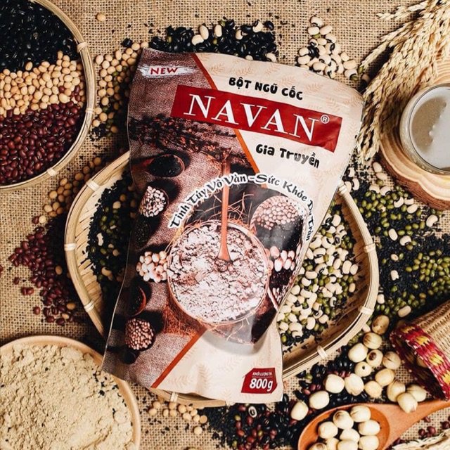 Bột ngũ cốc dinh dưỡng 7 vị NAVAN 800g