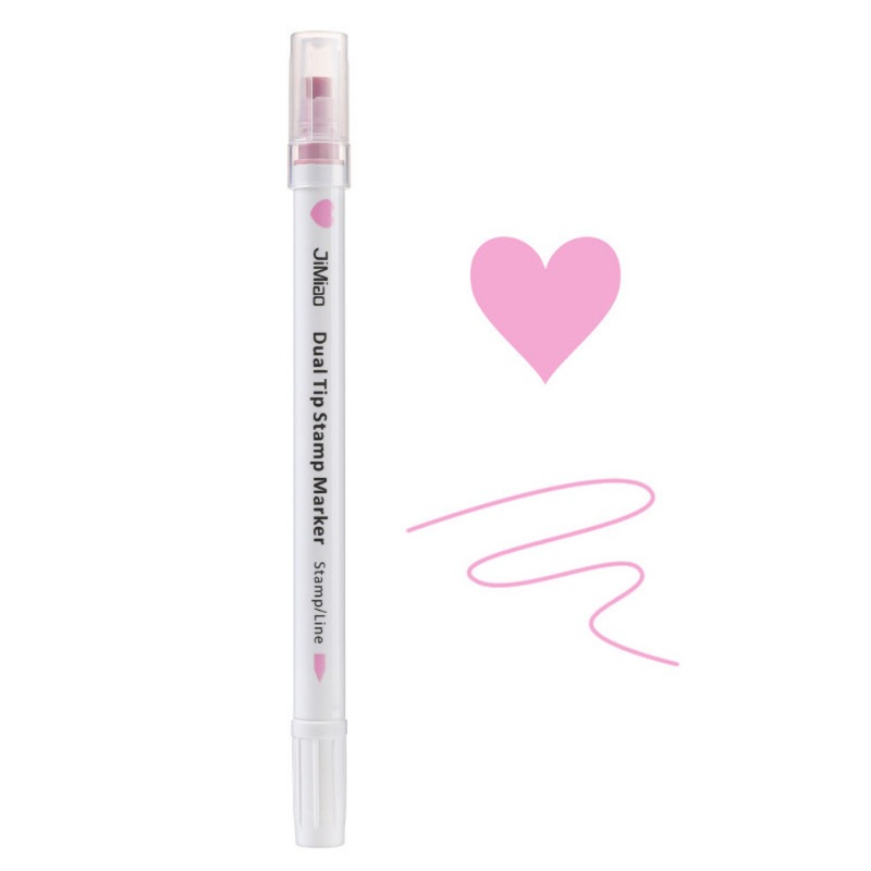 Magic Seal Double-Headed Marker DIY Creative Drawing Student Color Handbook Highlighter School Office Stationery Supplies