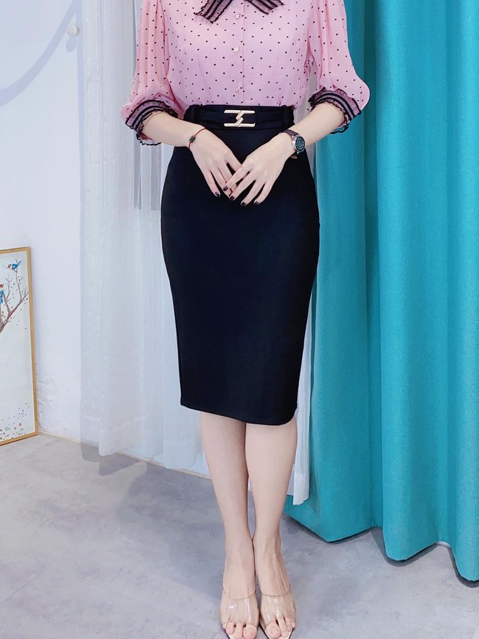 Chân váy bút chì khóa nối CHUU CV6100