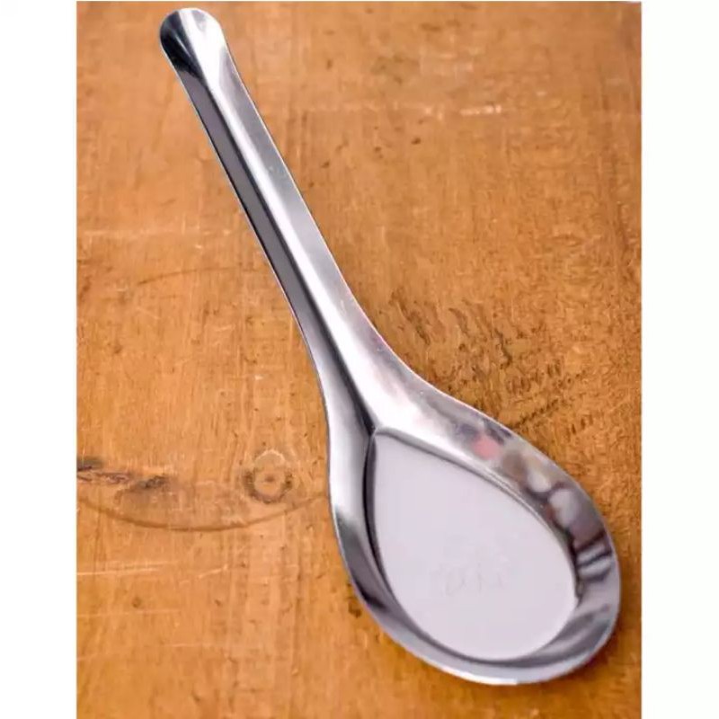1 cái Thìa inox ăn phở cán ngắn SE1