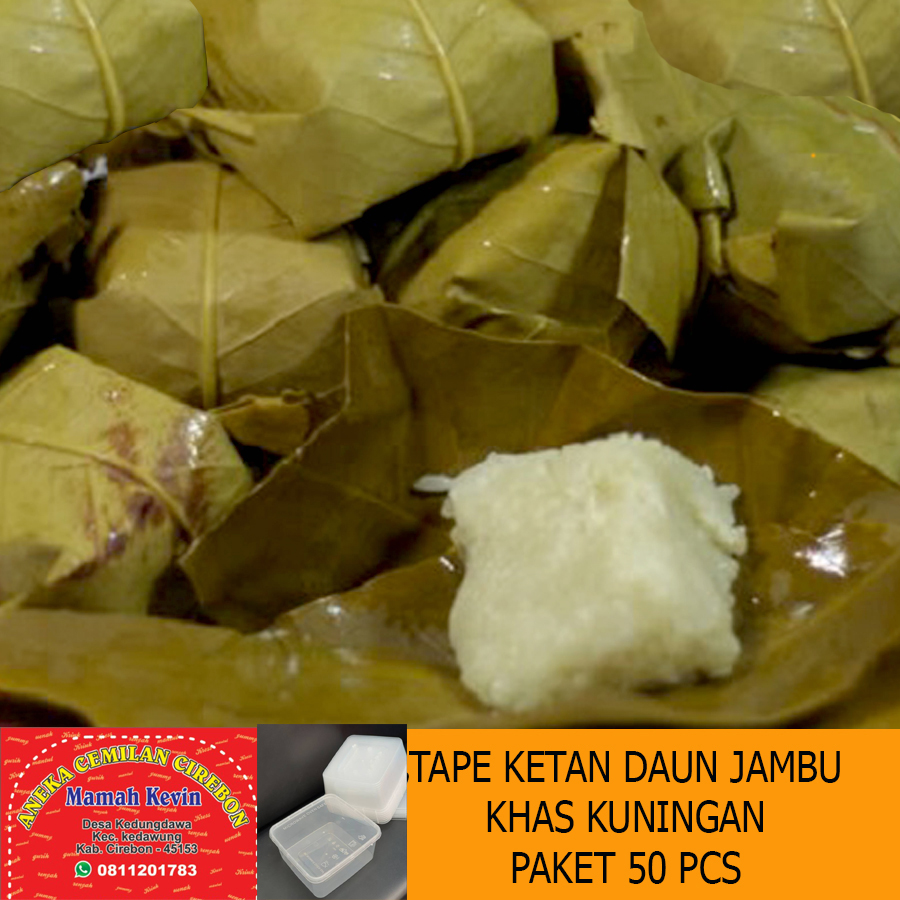 Tape ketan Ketan tape isi 50 pcs Tape kuningan Ketan murah Tape
