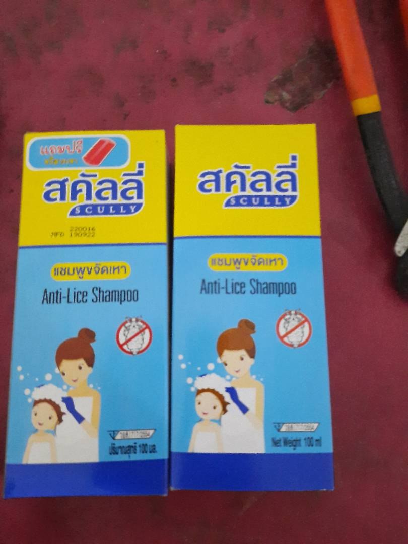 Dầu gội khắc phục chấy (chí) SCULLY Anti Lice Shampoo Thái Lan