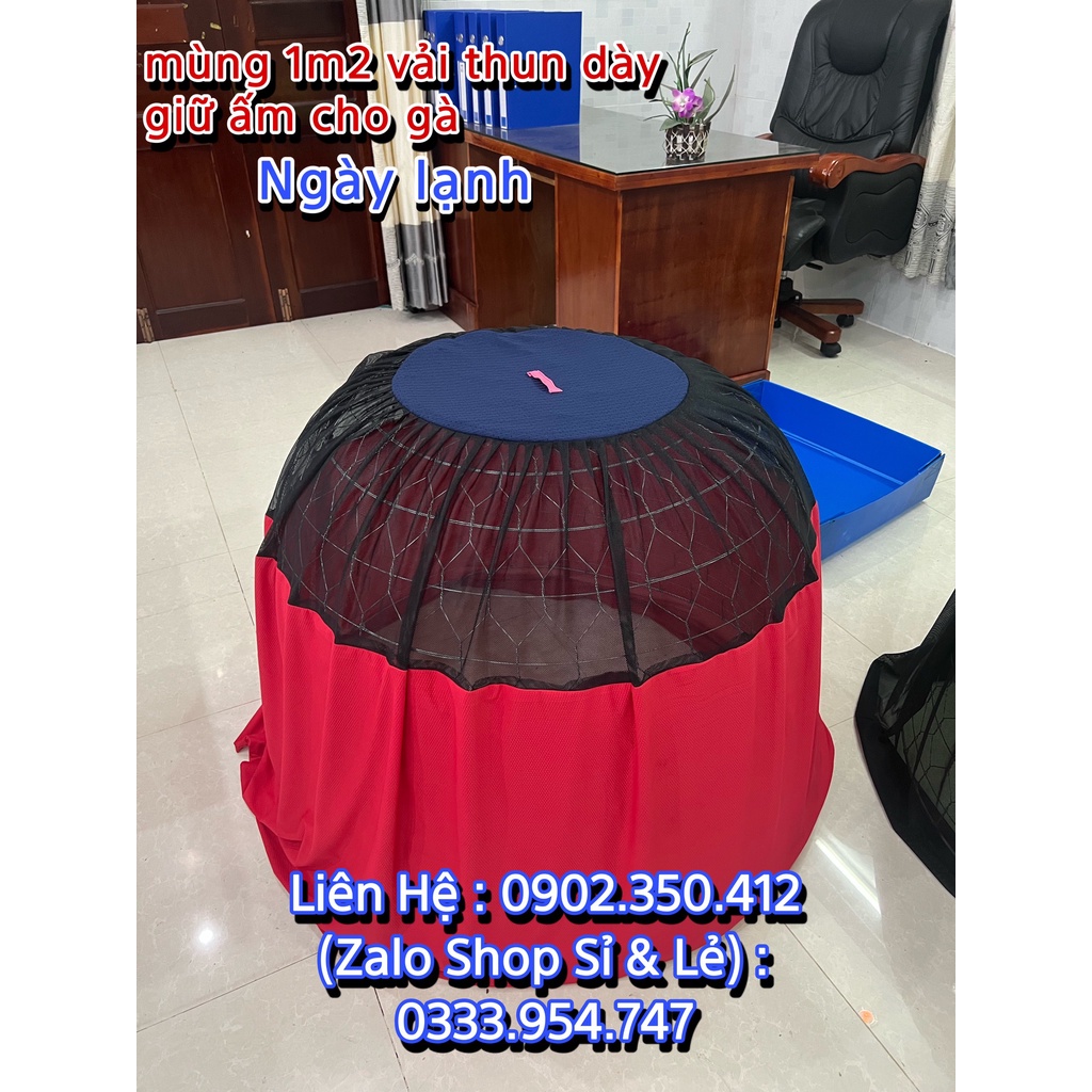 Mùng bội gà 1m2 may theo yêu cầu dành cho trời lạnh - trời nóng