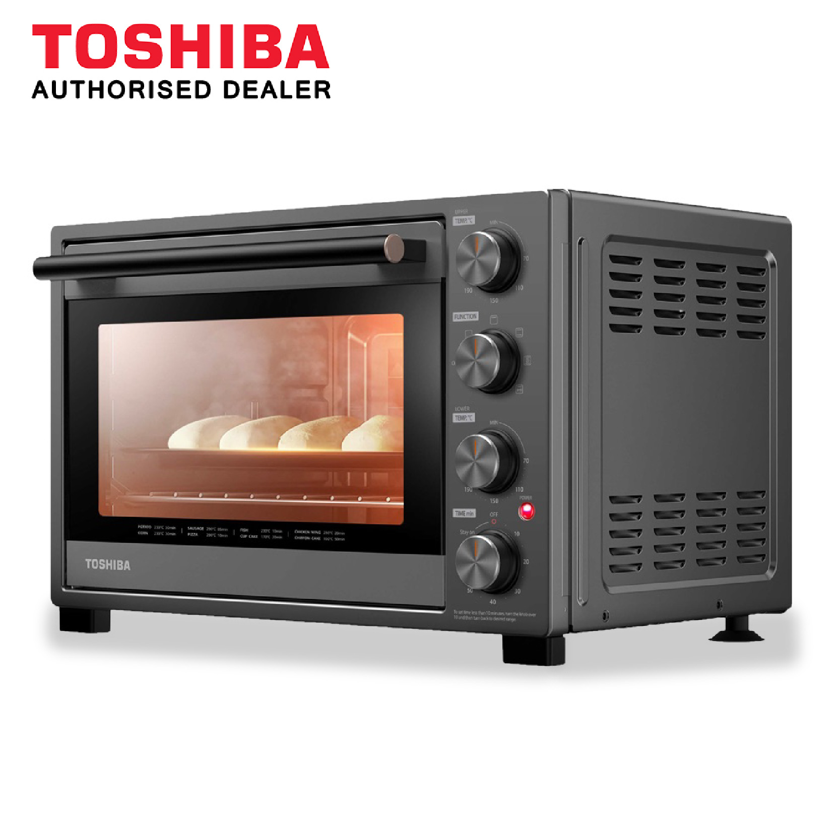 toshiba toaster oven rotisserie