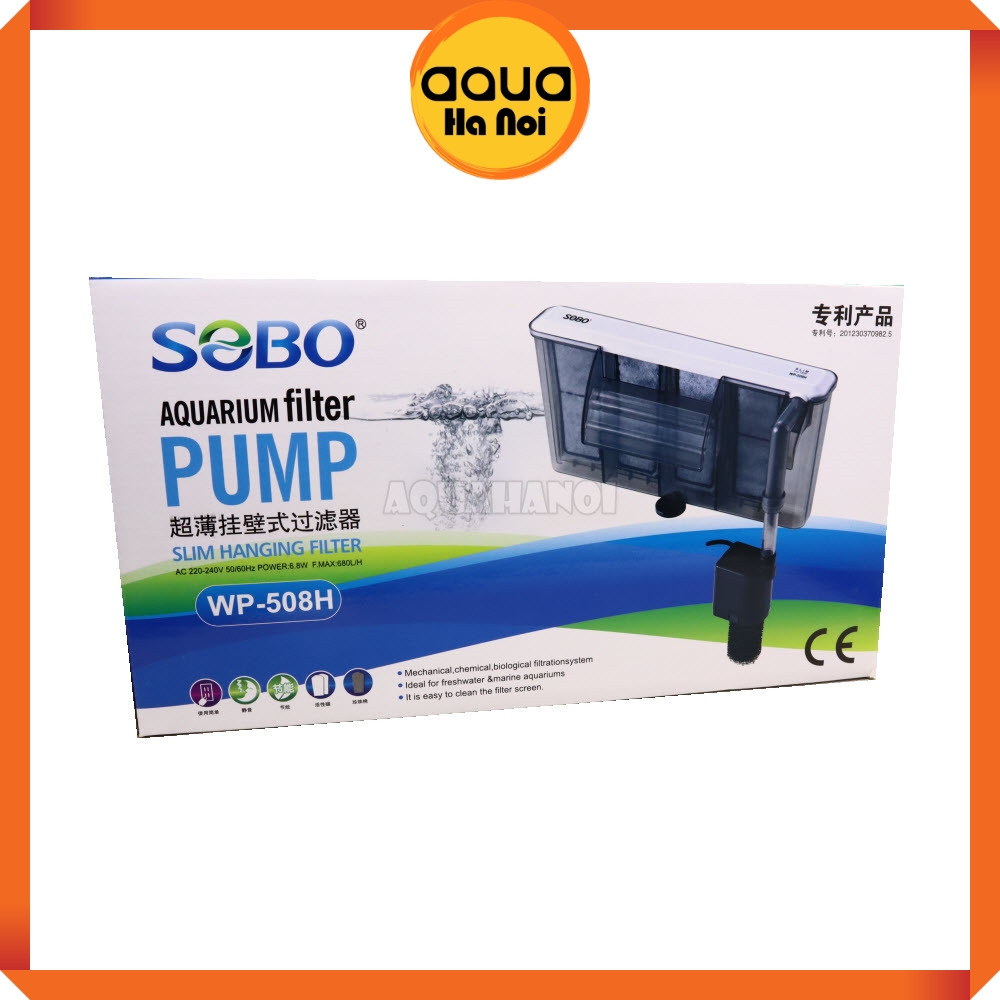 Lọc thác SOBO WP 308H/408H/508H cho hồ cá thủy sinh