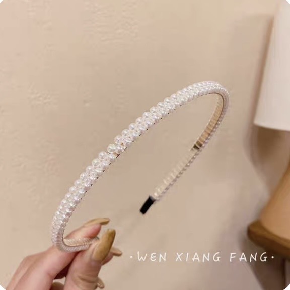 Bờm Cài Tóc Đính Hạt Phong Cách Hàn - phukienteen