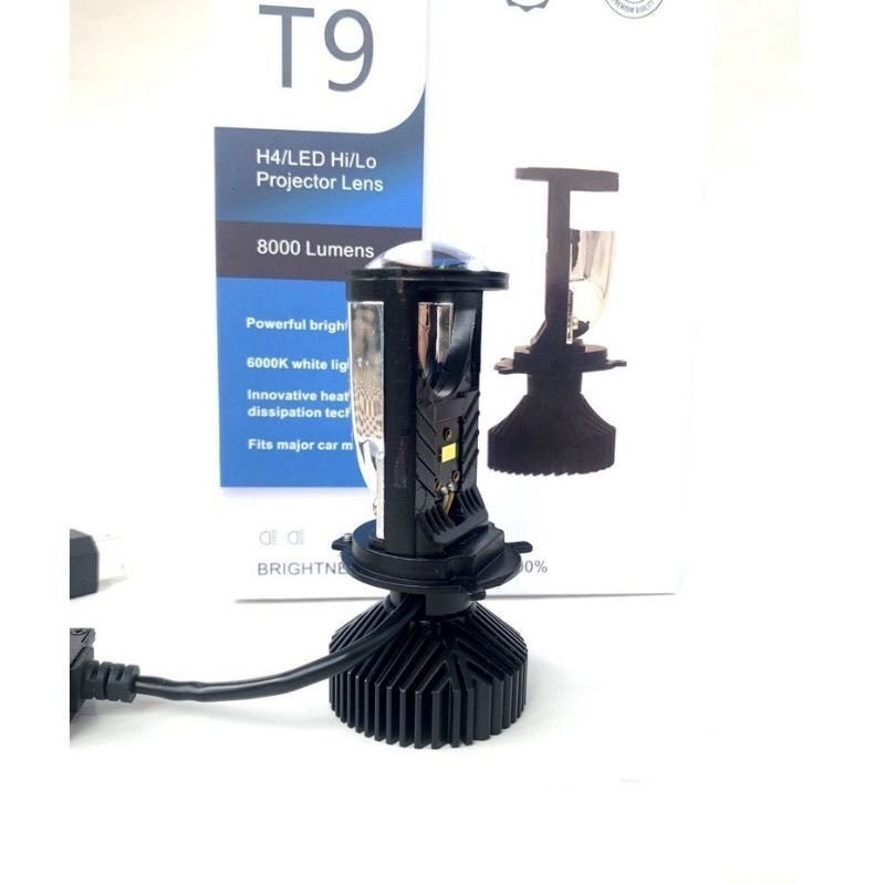 Đèn bi cầu pha led mini T9 cắt pha đẹp sáng cho xe máy