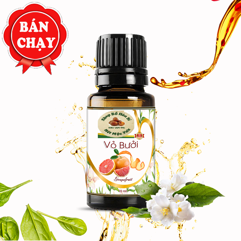 Tinh dầu Bưởi gội đầu kích thích mọc tóc (30ml)