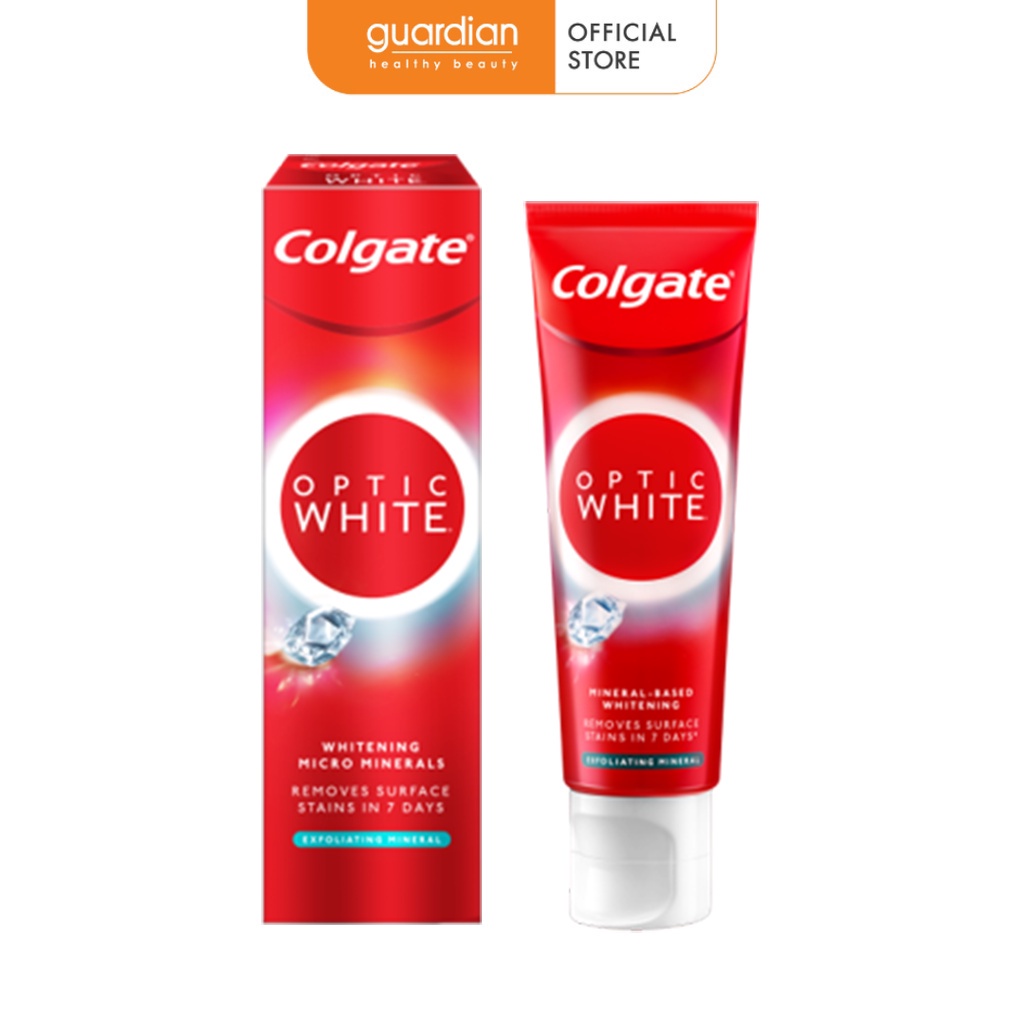 Kem Đánh Răng Colgate Optic White Plus Shine Hỗ Trợ Làm Trắng Sáng Răng 100G