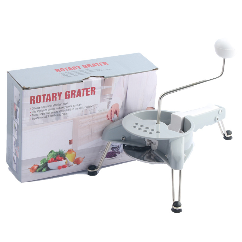 Multi-function vegetable cutter, hand crank potato shredder, kitchen hand guard, artifact, shredded and sliced grater
