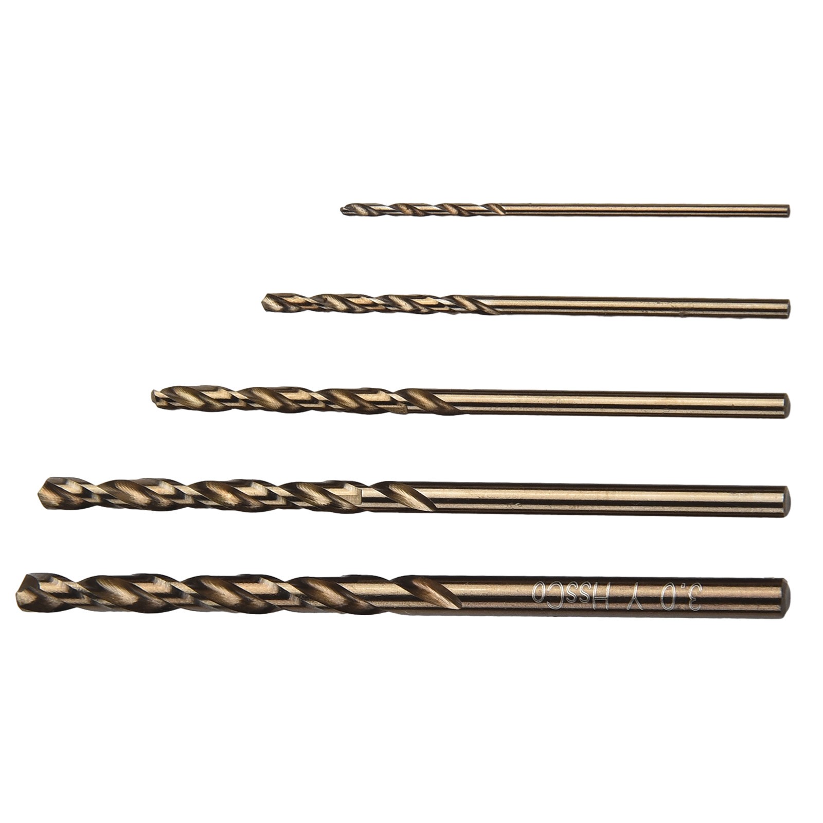 【specialthing】 1-3mm Cobalt Drill Bit 5pcs Per Set Handheld High Quality 5pcs Per Set 【Ready Stock】