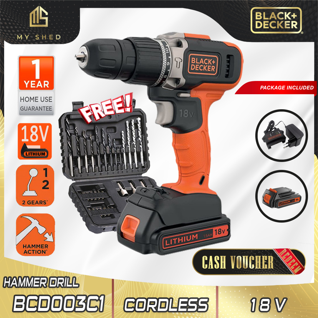 \u0026 DECKER BCD003C1 18V 1.5AH Lithium-ion 