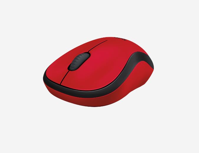 Chuột không dây Logitech M221 SILENT (Đỏ)