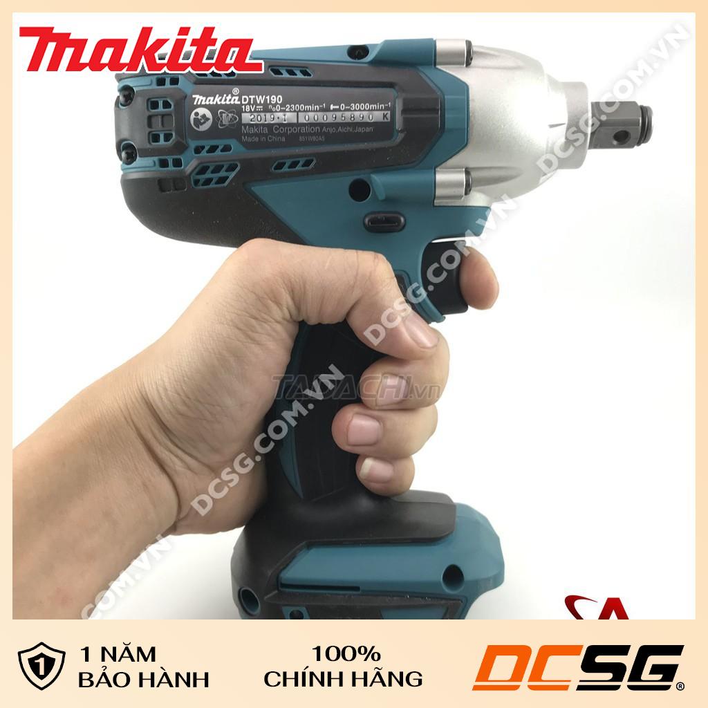 Máy siết bu lông dùng pin 18v makita dtw190z