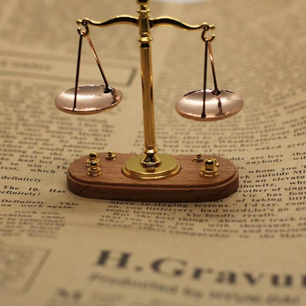 Classic Antique Simulation Balance Scale DIY Craft Mini Balance Toy ...