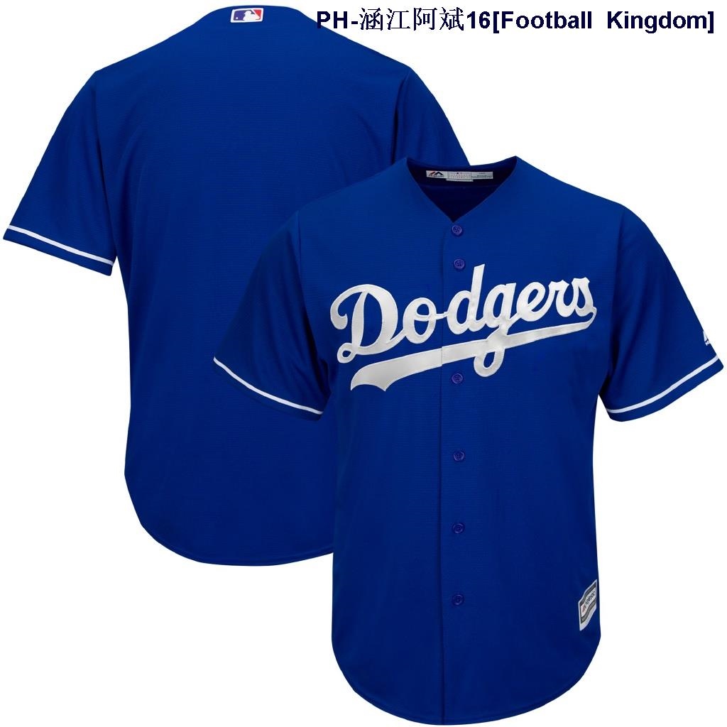 Mens Los Angeles Dodgers Baseball Jersey White Blue Grey