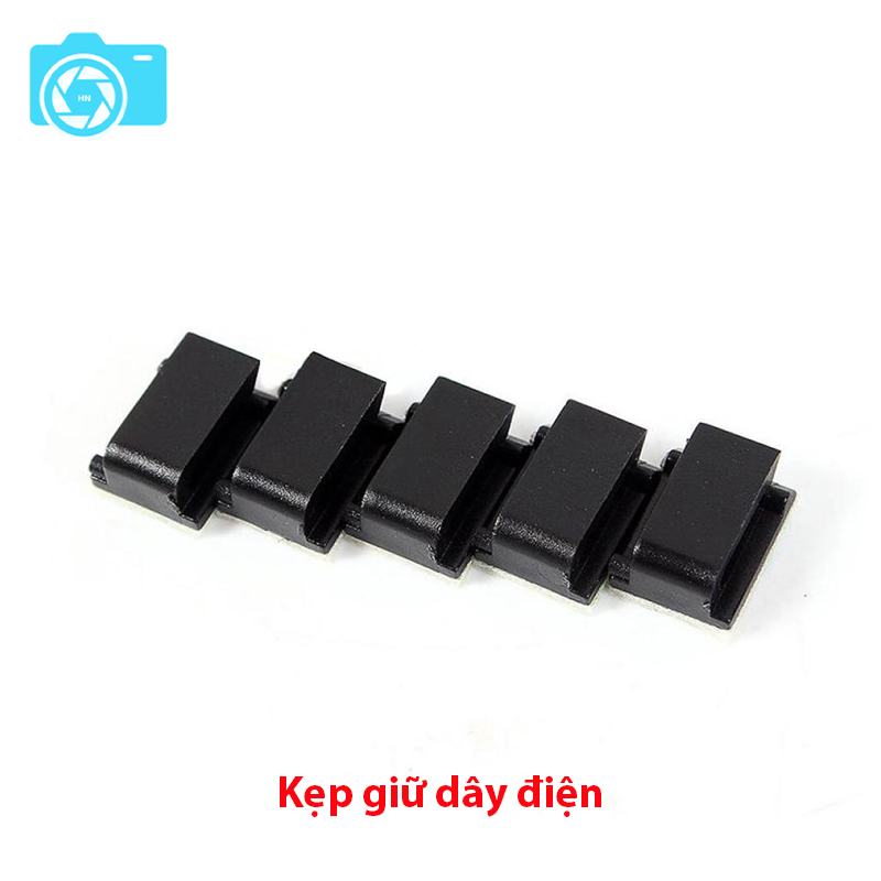 combo 20 kẹp cố định dây điện, keo 3m siêu chắc