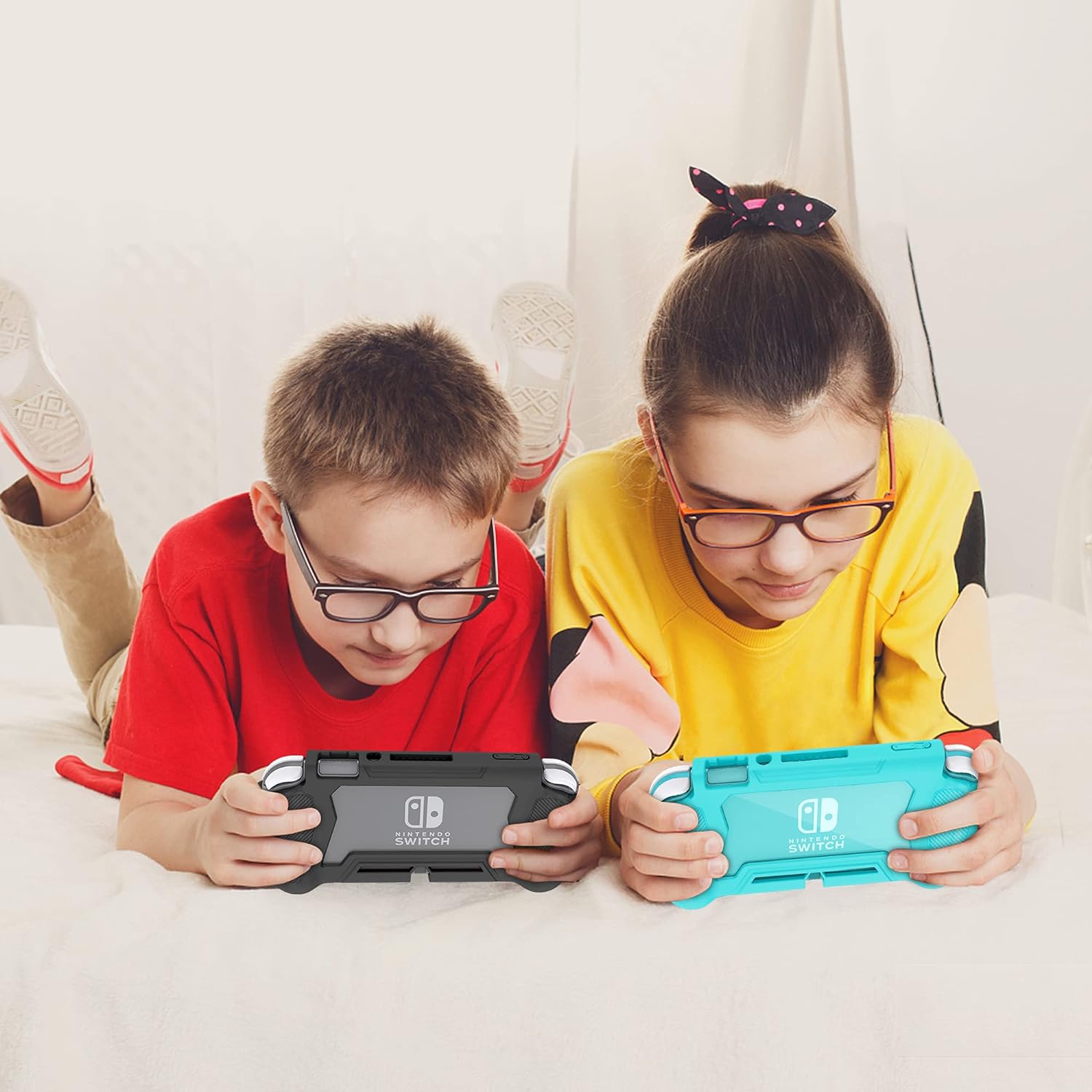 Cho bộ chuyển đổi Nintendo Lite trường hợp TPU bảo vệ gripcase và Cover quay lại cho Bộ chuyển đổi Nintendo Lite giao diện điều khiển nsl trường hợp