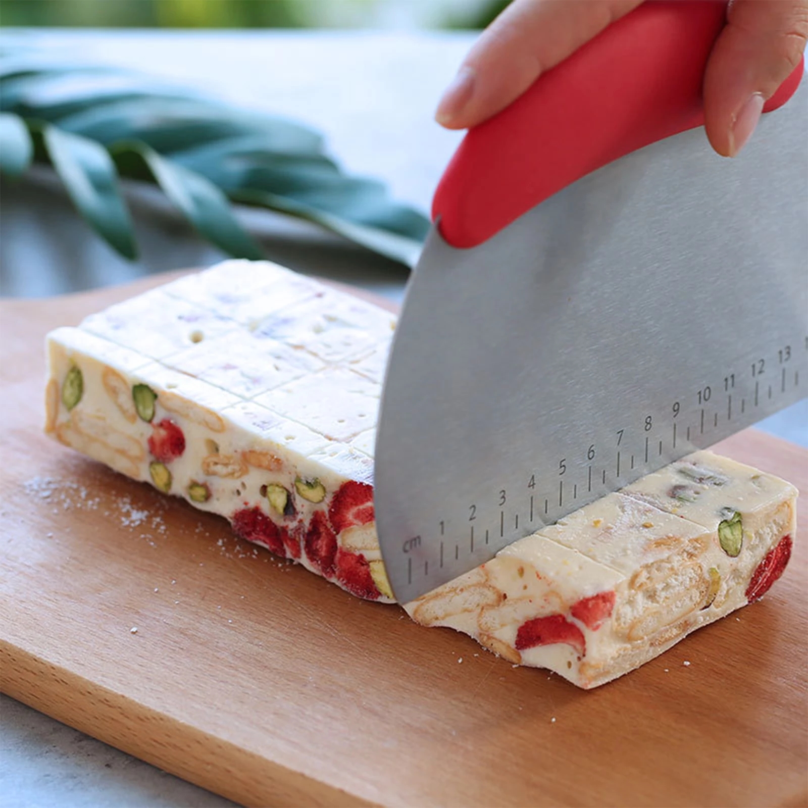 Dao cắt bột có vạch chia bằng thép không gỉ