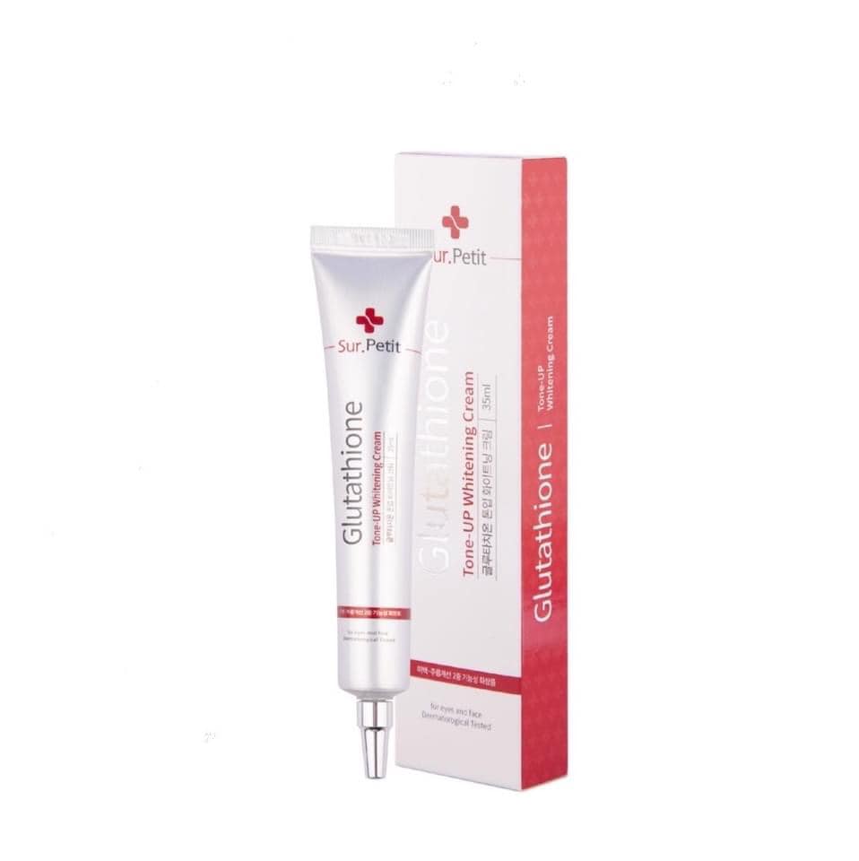 sur petit glutathione Hoàn Tiền 8%]Kem dưỡng trắng chuyên sâu Sur.Petit Glutathione Whitening  Tone Up Cream