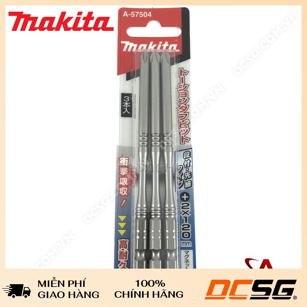 Mũi vít bale 1 đầu ph2x120mm makita a-57504