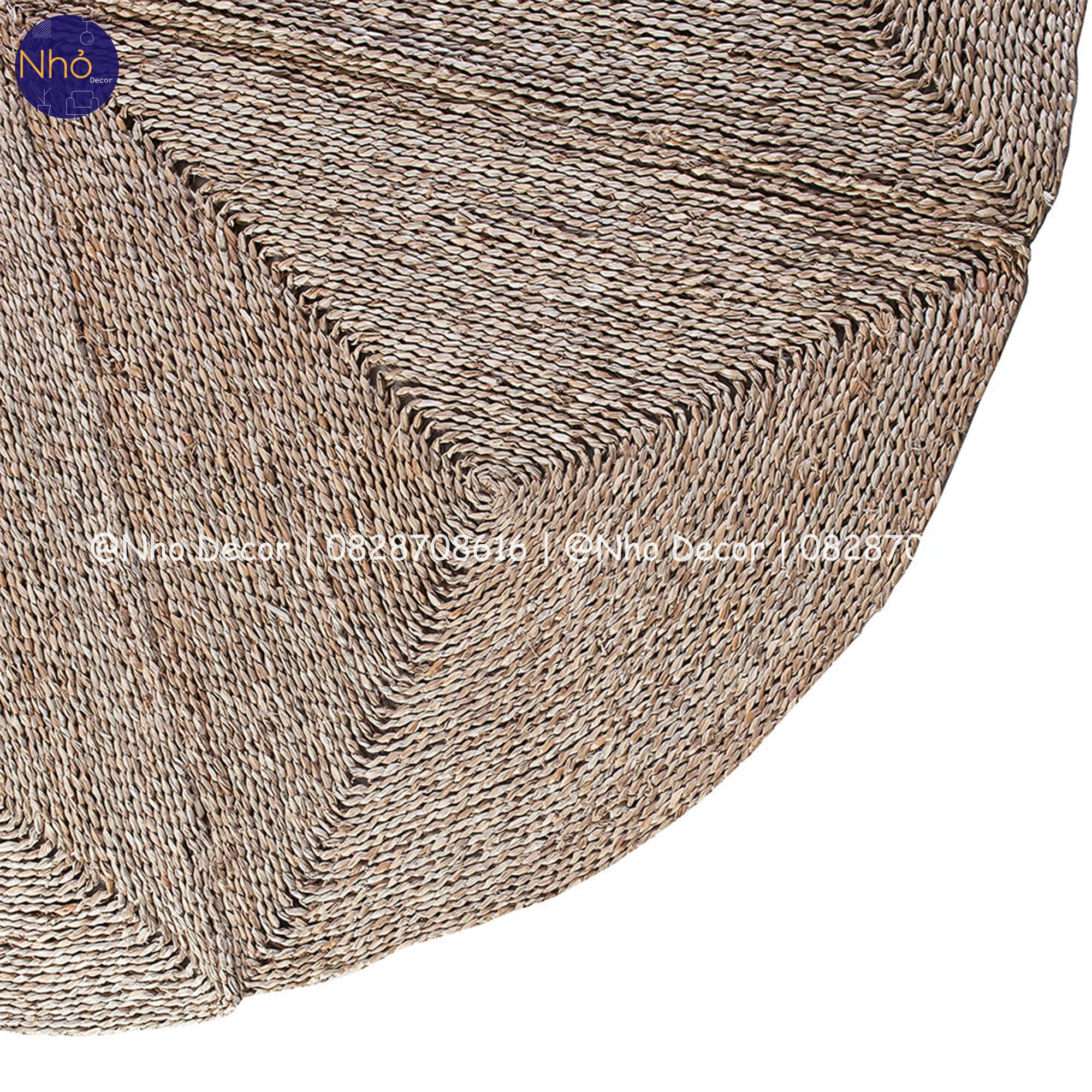 Round seagrass carpet D100