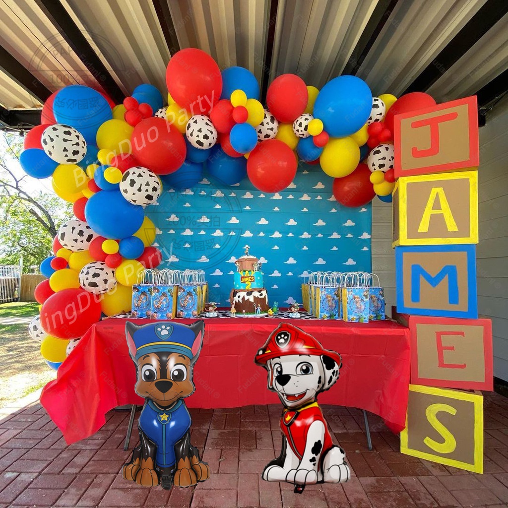 84pcs Set Paw Patrol Balloon Birthday Party Decorations 32\