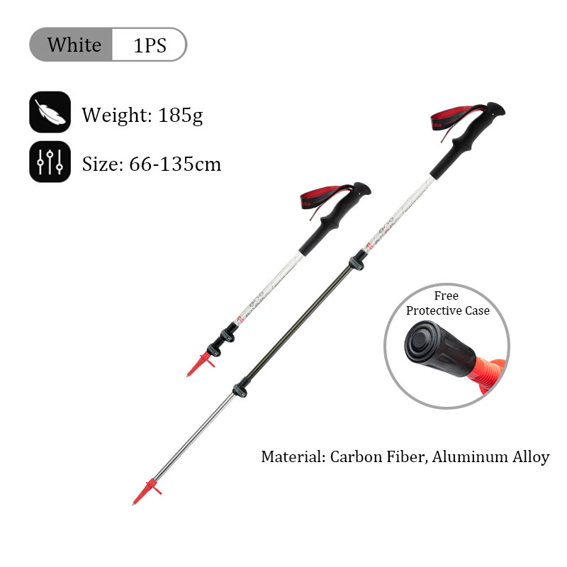 NatureHike Ultralight Carbon Fiber Foldable Walking Sticks Men Women ...