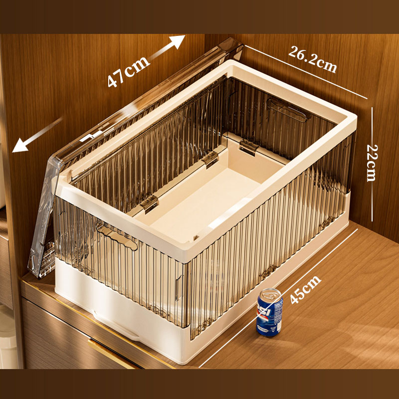 KS Pants storage box can be hung on a wardrobe, layered clothes can be placed on jeans, large-sized household clothes can be divided into compartments, and a sorting box can be used