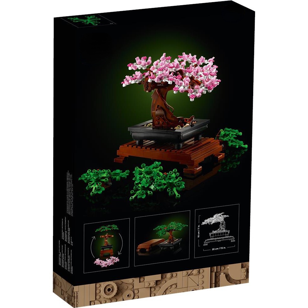 Bộ Đồ Chơi Lắp Ráp LEGO Cây Bonsai 10281 (878 Miếng)