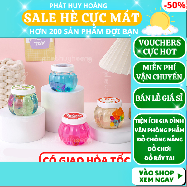 Hủ slime charm ngẫu nhiên  dễ thương giá rẻ ✔️ slime cute ✔️ slime giá rẻ ✔️ slime hộp to ✔️ Phát Huy Hoàng