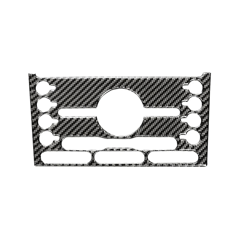 Carbon Fiber For Ford Explorer 2013-2019 Accessories Interior Car Central Control Button Panel Decoration Frame Cover Stickers
