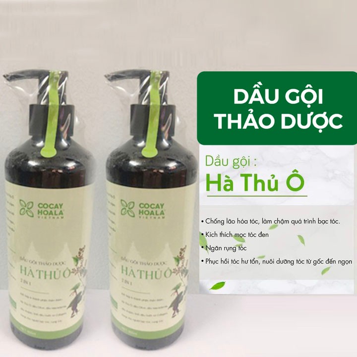 Dầu gội thảo dược Hà Thủ Ô 500ml