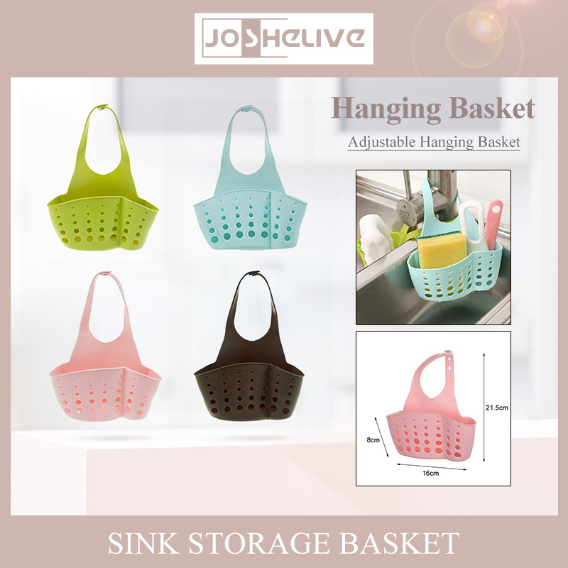1PC Drain Basket Bag Kitchen Accessories Adjustable Sink Holder Kitchen Tools And Gadgets Home Storage Drain Basket