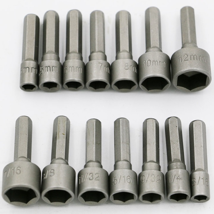 Lục giác - bộ 14 đầu khoan lục giác - d652