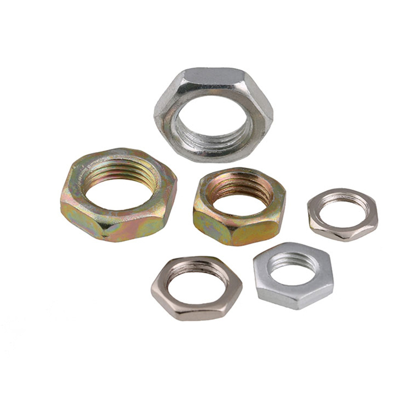 M7%20M8%20M9%20M10%20M12%20M14%20M16%20Carbon%20Steel%20Fine%20Pitch%20Thread%20Hex%20Nuts%20Hexagon%20Thin%20Nut%20Lock%20Nuts%20White%20Zinc%20Color%20Zinc%20Nickel%20Plated%20-%20Image%206