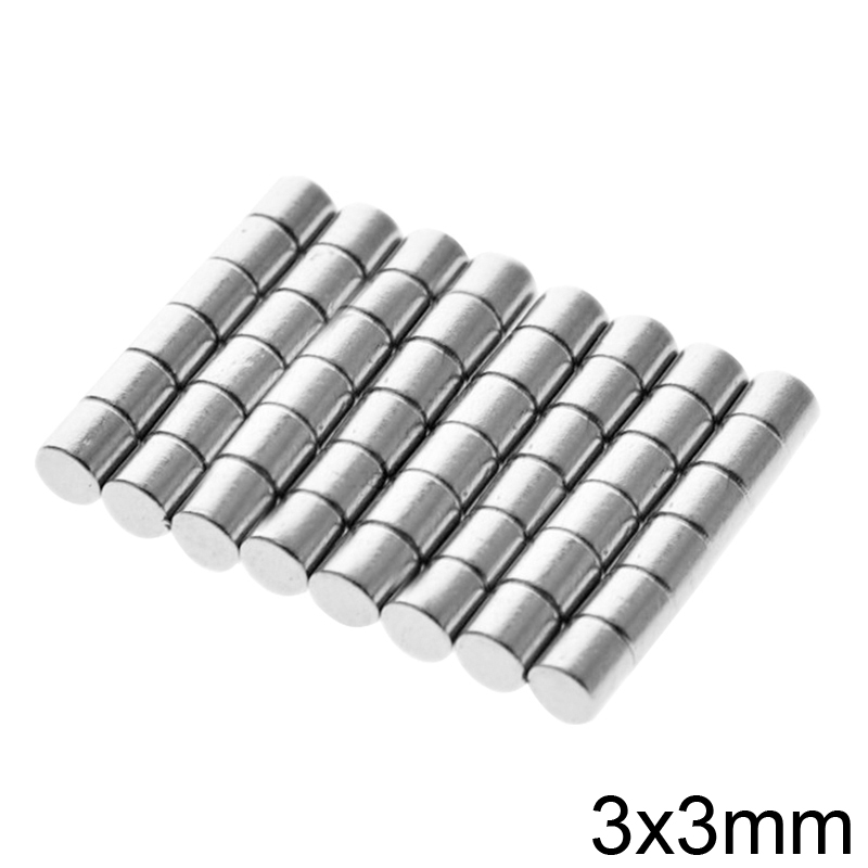 Nam châm viên 3x3mm . nam châm n52
