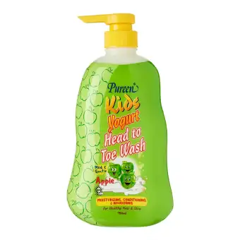 pureen yogurt head toe wash
