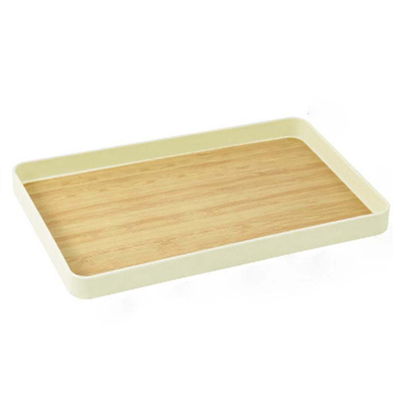 Japanese-style Serving Tray Tea Breakfast Saucer Fruit Storage Pallet Plastic Plate Rectangular Tray