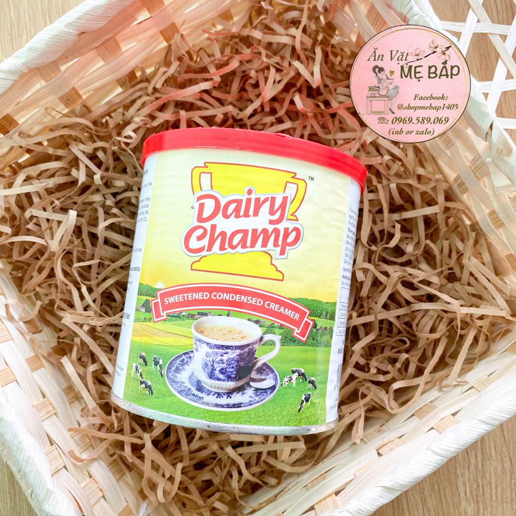 Sữa đặc có đường dairy champ malaysia - creamer đặc có đường - shop mẹ bắp