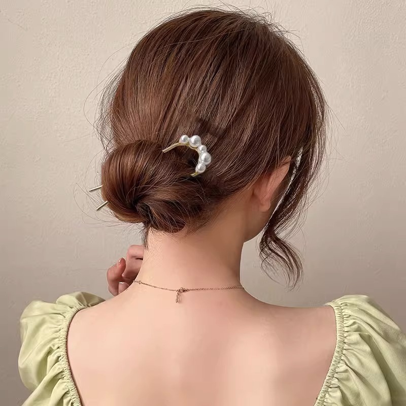 Phong cách Trung Quốc Kẹp tóc hình chữ U đa năng đơn giản