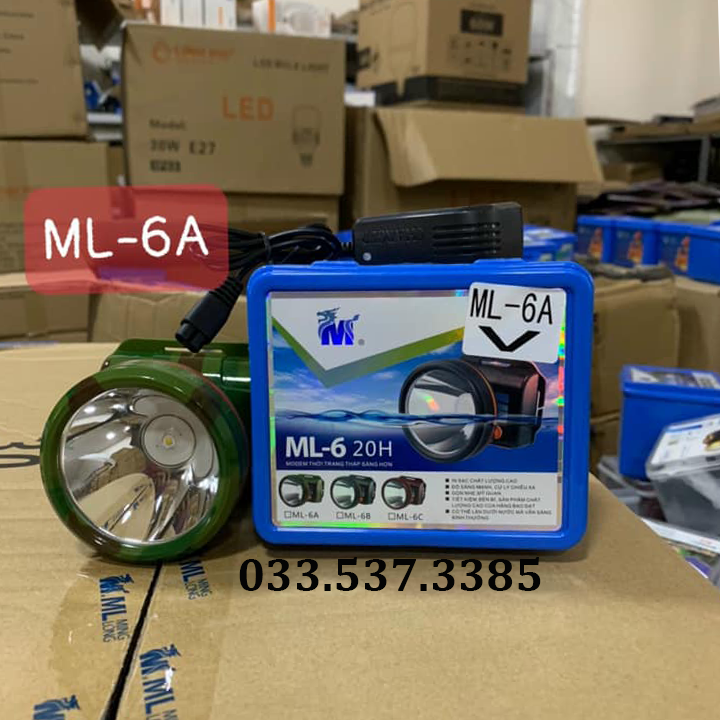 Đèn pin đội đầu, đèn pin đeo đầu ML6