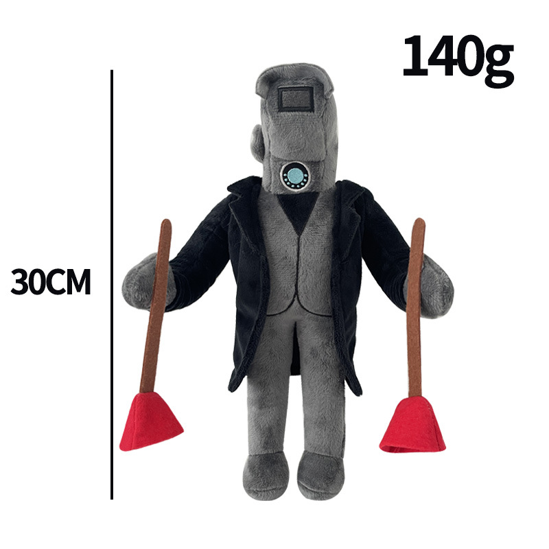 LZ60- New Skibidi Toilet Plush Dolls Gift For Kids Titan Monitor Man ...